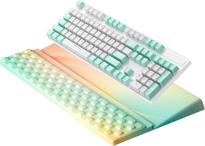 Ospelelf Ergonomic Keyboard Wrist Rest Pad Comfortable Keyboard Stand Riser Holder Pad for Office Gaming-DeskLoop Office