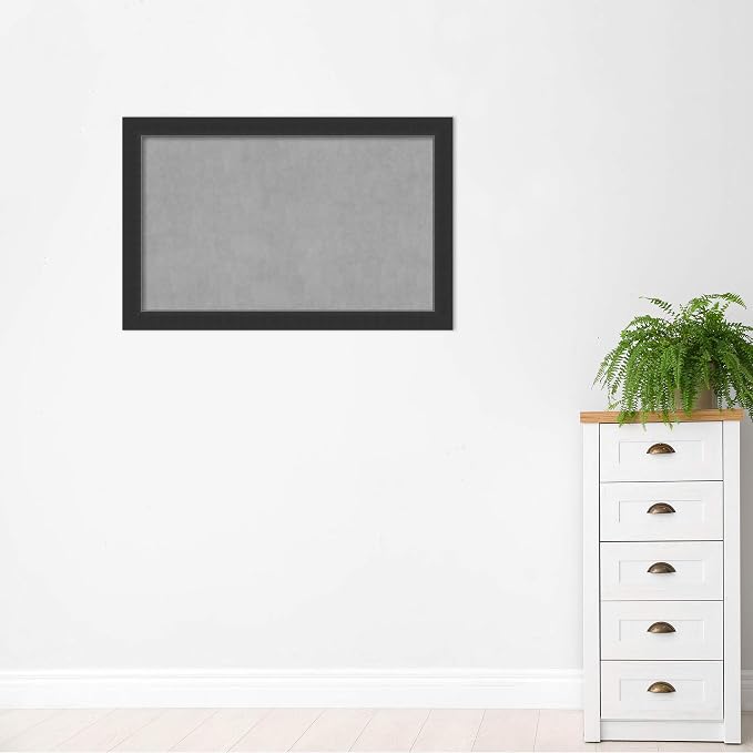 Amanti Art Black Framed Magnetic Board 29x45 Large Vision Board - Image 6