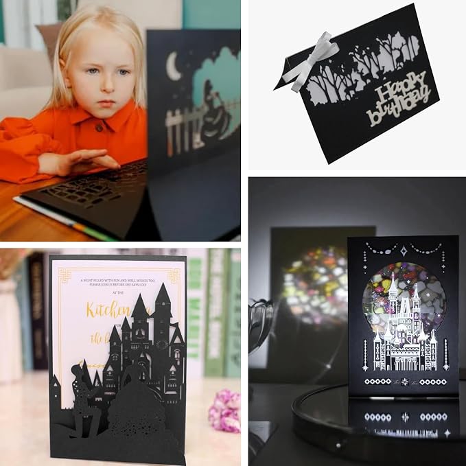 OcePor 100 Sheets Black Cardstock 9” x 12”, 92lb/250gsm Black Card Stock - Image 6