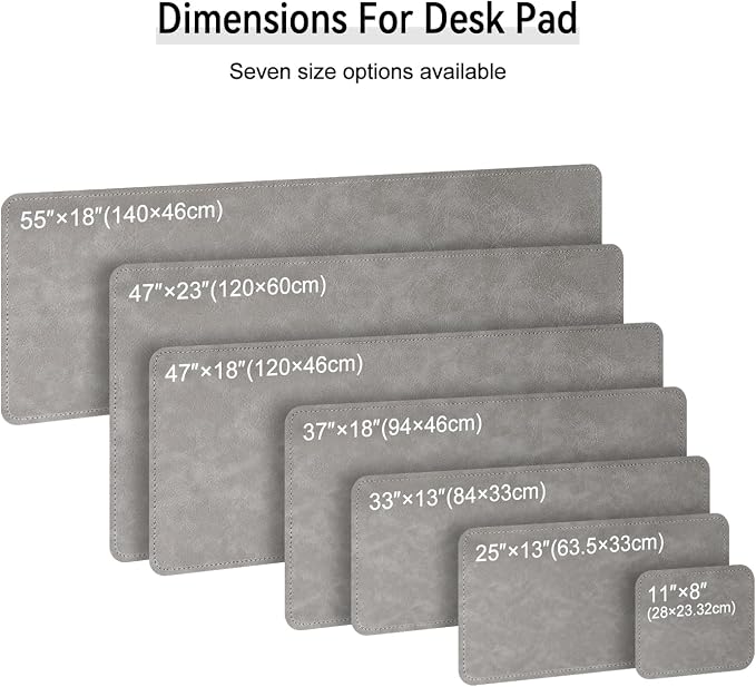 Imitation Crazy Horse Leather Desk Mat - Image 9