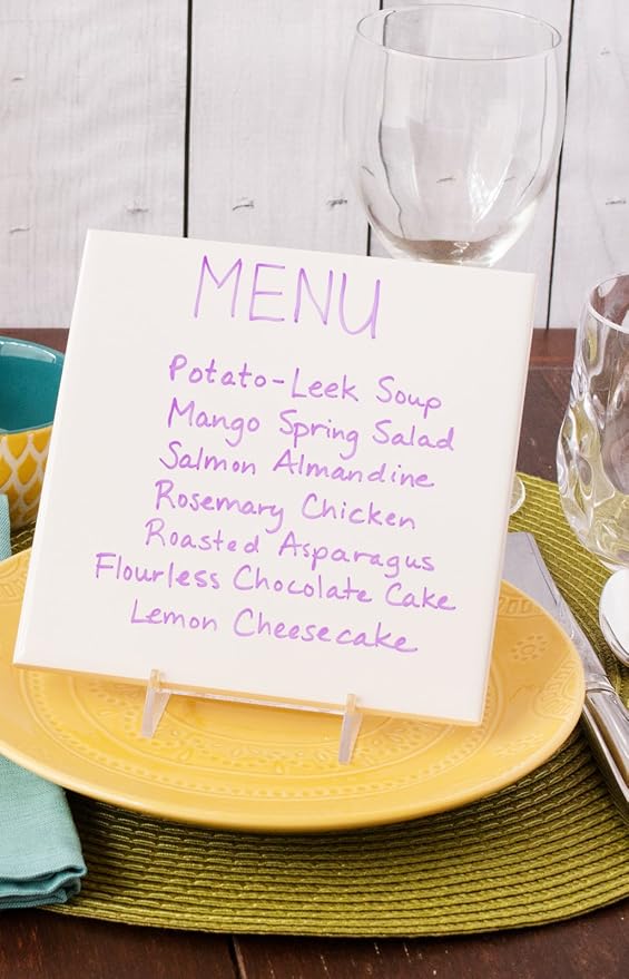 Cestari Purple Liquid Chalk Pen - 2mm Skinny Tip for Writing and Drawing on Glass, Mirrors, Stainless Steel, Ceramic, Vinyl Chalkboards, and Crafts - Erasable Purple Chalk Paint Pen-DeskLoop Office