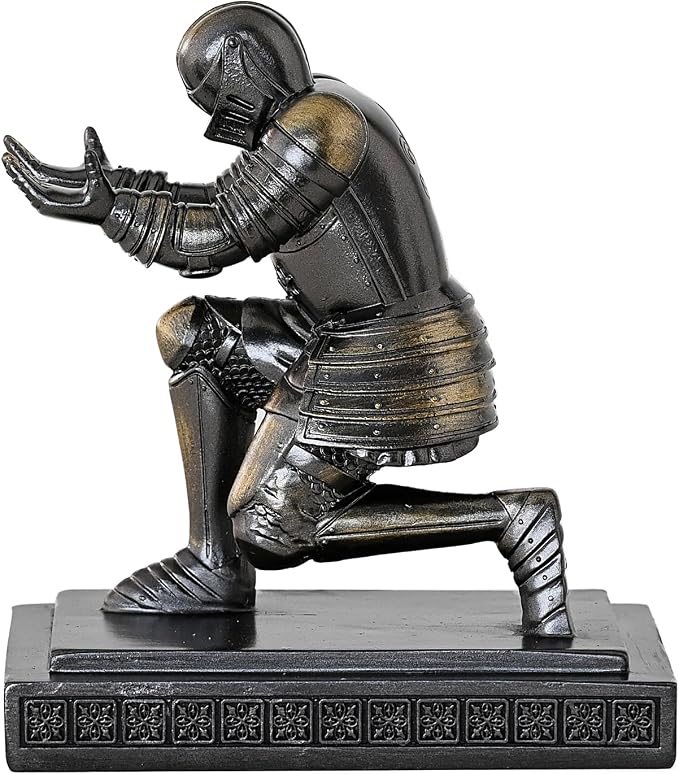 Amoysanli Executive Knight Pen Holder Decorative Resin Pen Holders - Image 9