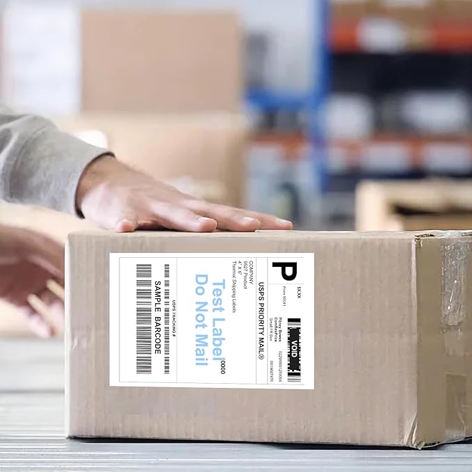 9527 Product Shipping Labels 4x6, 20 Rolls x 250 Labels, Direct Thermal, Compatible with Zebra, Eltron Printers-DeskLoop Office