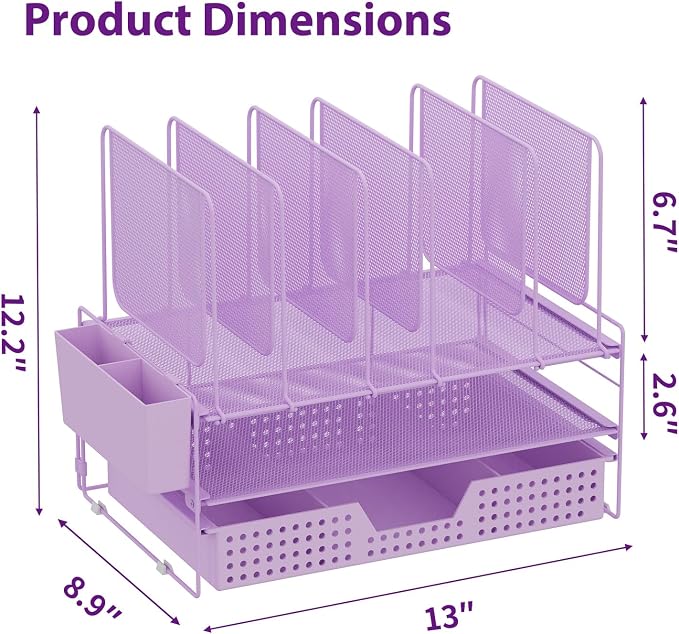 LEKETREE Desk Organizer, Office Organization - Image 7