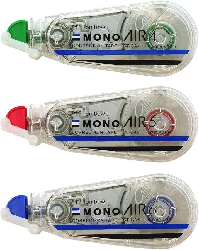 Tombow Mono Air 4 Correction Tape CT-CA4 Correction Tape, Product Size: W 1.2 x - Image 5
