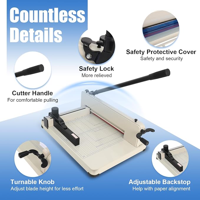 12 inch Heavy Duty Paper Cutter - Image 7