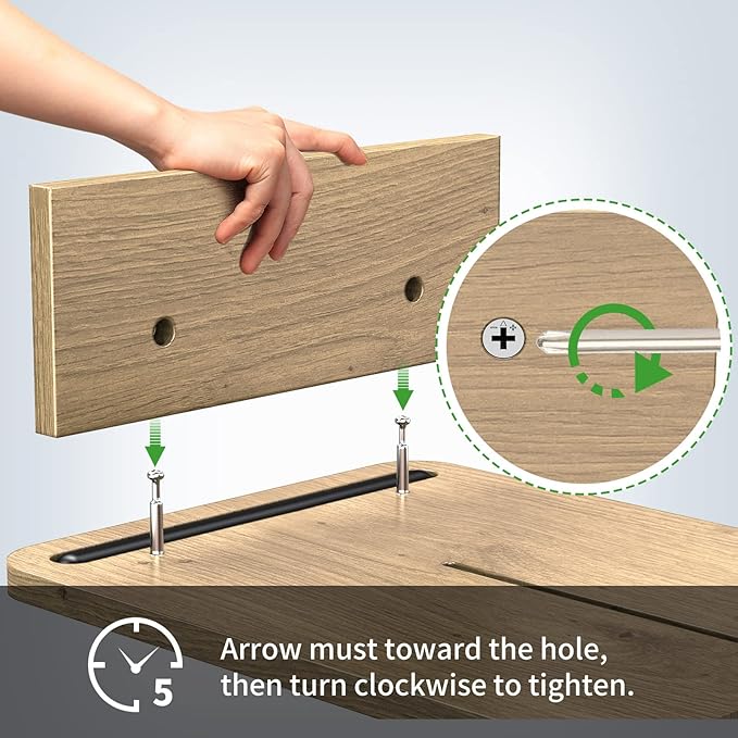 Zimilar Dual Monitor Stand Riser, Monitor Stand with Adjustable Length and Angle, Wood Monitor Stand for Desk, Monitor Riser for 2 Monitors with Storage Space-DeskLoop Office