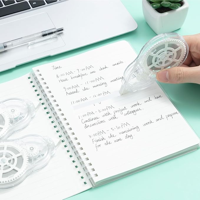 M&G 5 pack Correction Tape,131.2 Feet correction tape, Total 656FT/200M, Easy to Use Applicator for Instant Corrections, Study Supplies and Office Products-DeskLoop Office