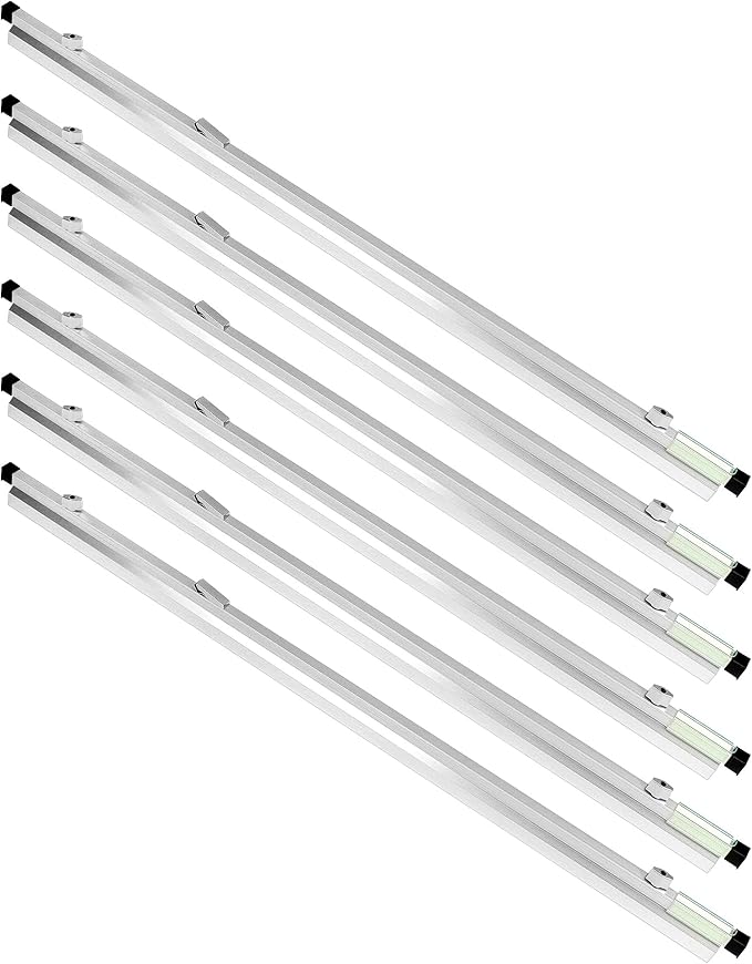 QWORK Blueprint Clamps, 6 Pack 42" Blueprint Binding Strips, Architectural Drawing Storage Tool for Paper, Poster, Map, Plans & Drawings-DeskLoop Office