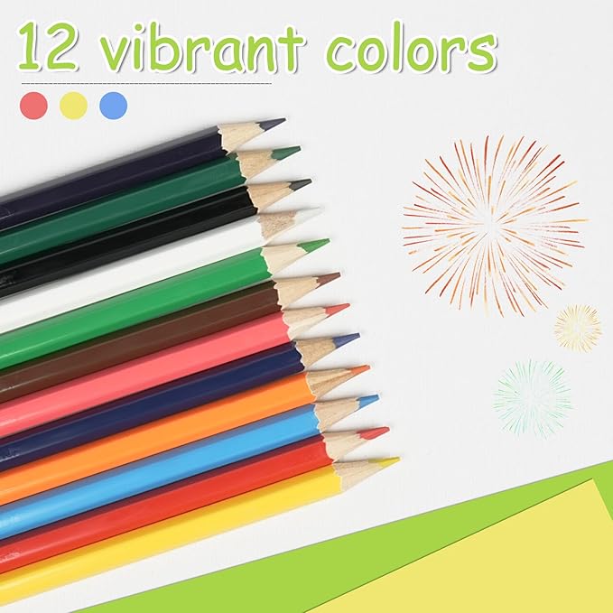S & E TEACHER'S EDITION Colored Pencils 360Pcs,Coloring Pencils Set for Adults Kids Drawing Pencils for Sketch, Woodcase Lead,Wooden Colored, Back to school Christmas Gifts-DeskLoop Office