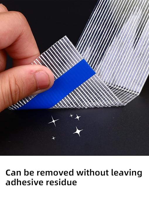 1/2 inch Mono Filament Strapping Tape, Heavy Duty Reinforced Filament Tape, Clear Fiberglass Reinforced Packing, (14 Rolls, 378yds Total)-DeskLoop Office