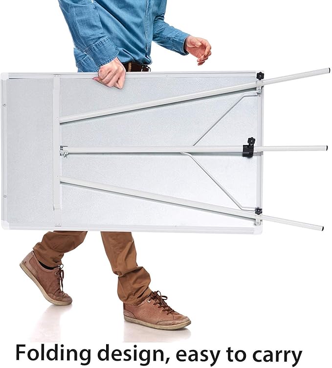 36" x 24" Magnetic Dry Erase Easel Board with Adjustable Tripod Stand – Portable Whiteboard for Office, Classroom & Presentations – Includes Flipchart Paper, Magnets & Eraser-DeskLoop Office