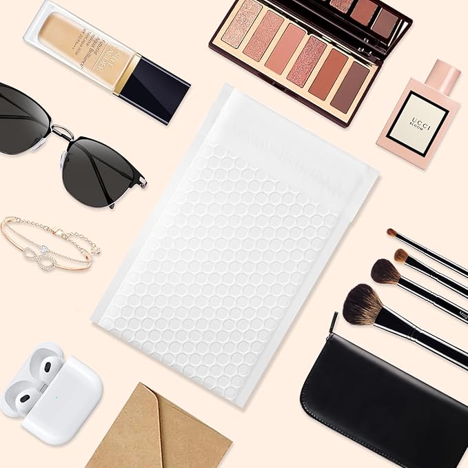 Bubble Mailers 8.5x11inch 40Pack White Bubble Mailers Self-Seal Padded Mailing Envelopes Bubble Opaque Padded Mailer for Small Businesses to Package and Mail Jewelry Cosmetics#2-DeskLoop Office