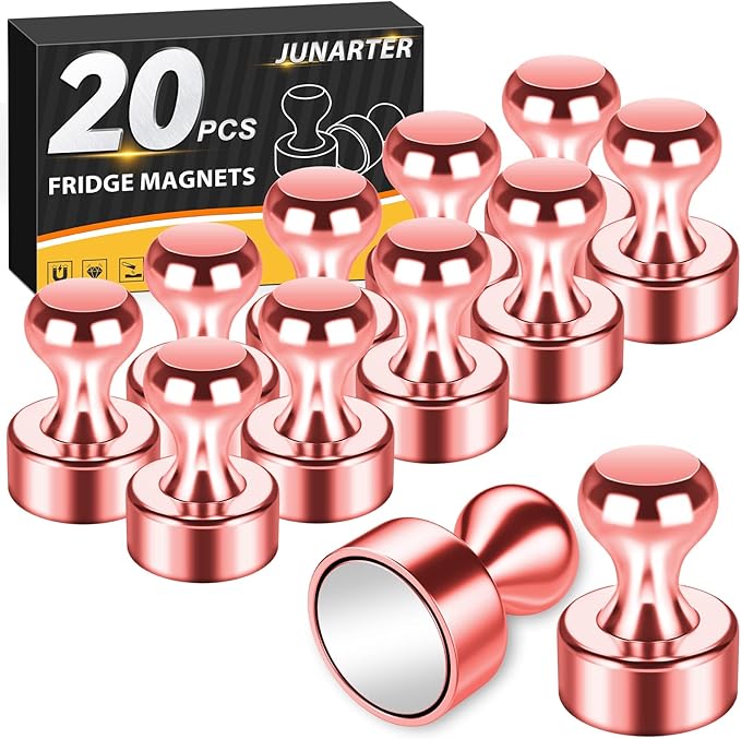 20-Pack Whiteboard and Fridge Magnets, Office and Kitchen Magnets, Push Pins Included-DeskLoop Office