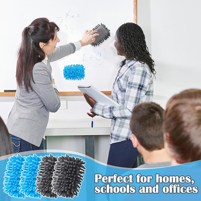 Sherr 24 Pcs Magnetic Microfiber Dry Erase Eraser Whiteboard Erasers Microfiber - Image 5