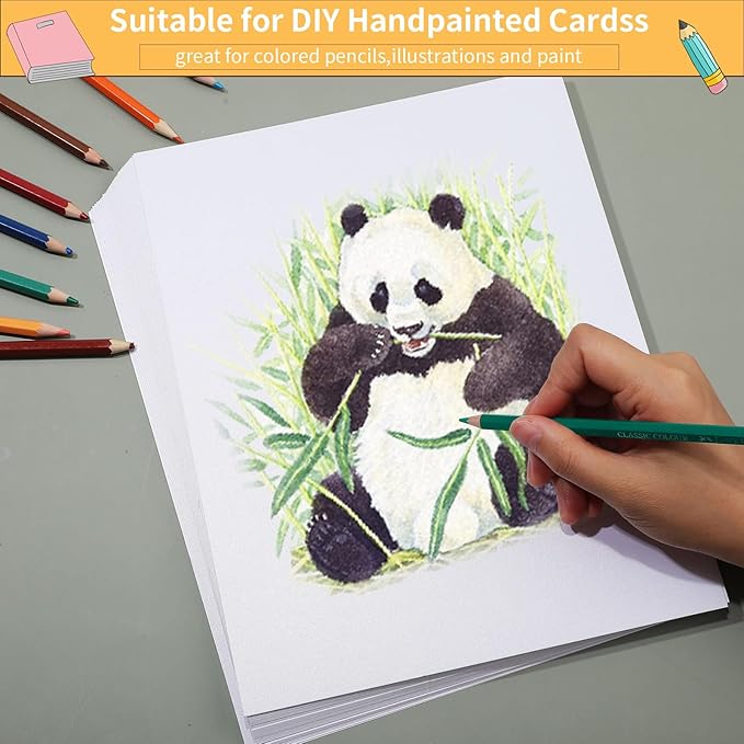 120 Sheets White Shimmer Cardstock 8.5 x 11 Inch Certificate Paper Card Stock, 250gsm/92lb Double Sided Printer Paper Pearlescent Paper for Invitations, Certificates, Crafts, DIY Cards-DeskLoop Office