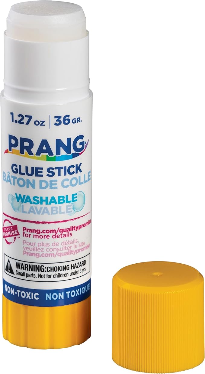 Prang Washable Glue Stick, Clear, 1.27 Oz, 1 Count-DeskLoop Office