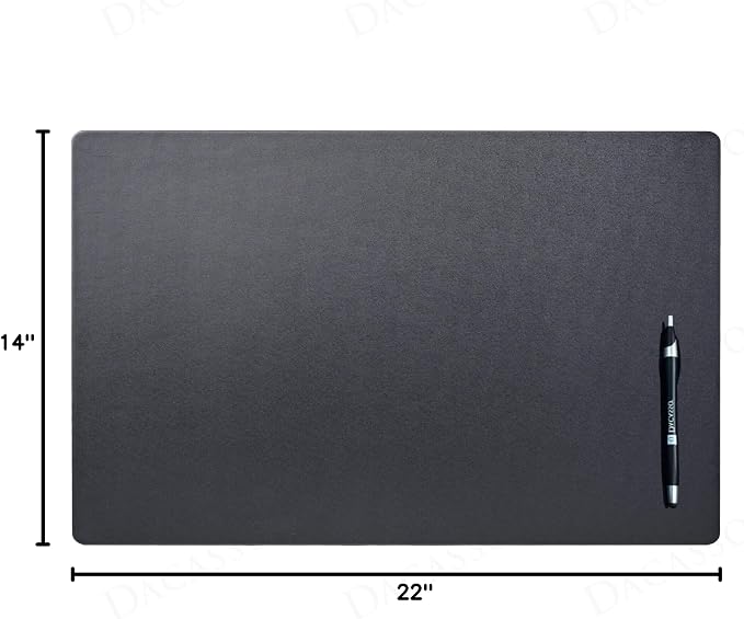 Black Leatherette 22" x 14" Conference Pad - Image 7