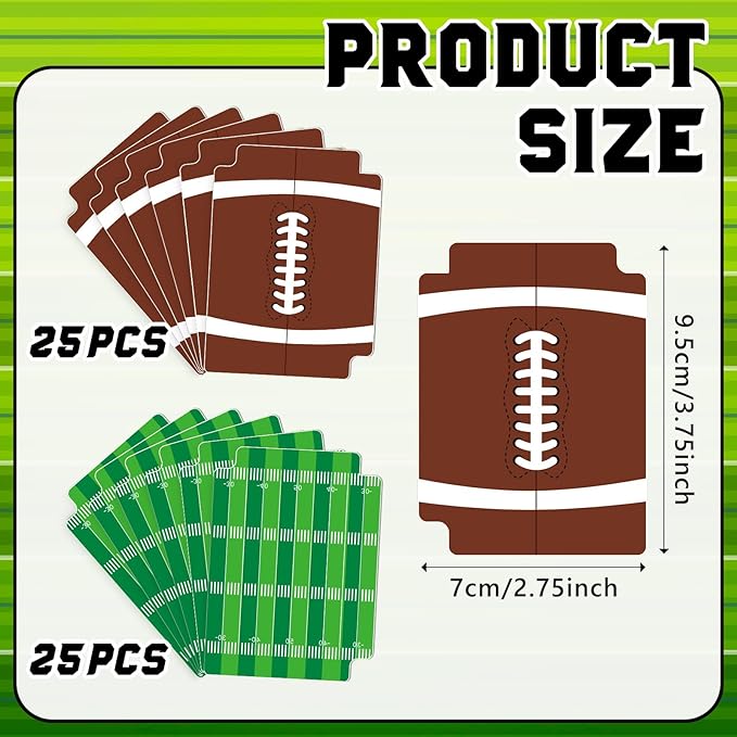 50pcs Football Card Dividers Plastic Index Card Storage Dividers with Tabs Card Separators for Sports Game Football Card Collection-DeskLoop Office