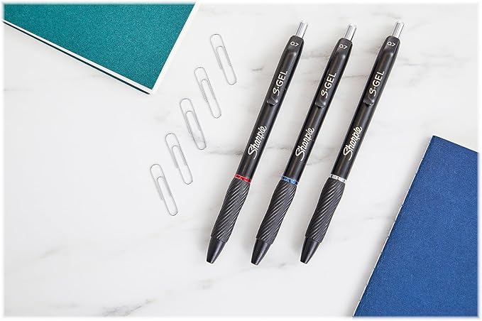 Sharpie S-Gel Gel Pens Writing Drawing Coloring Gel Pens For Journaling Medium Point Pen(0.7Mm) Assorted Colors 12 Count-DeskLoop Office