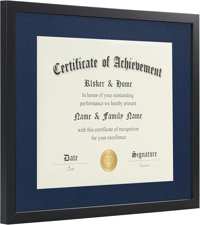 ELSKER&HOME 8.5x11 Certificate Frame Black - Image 6