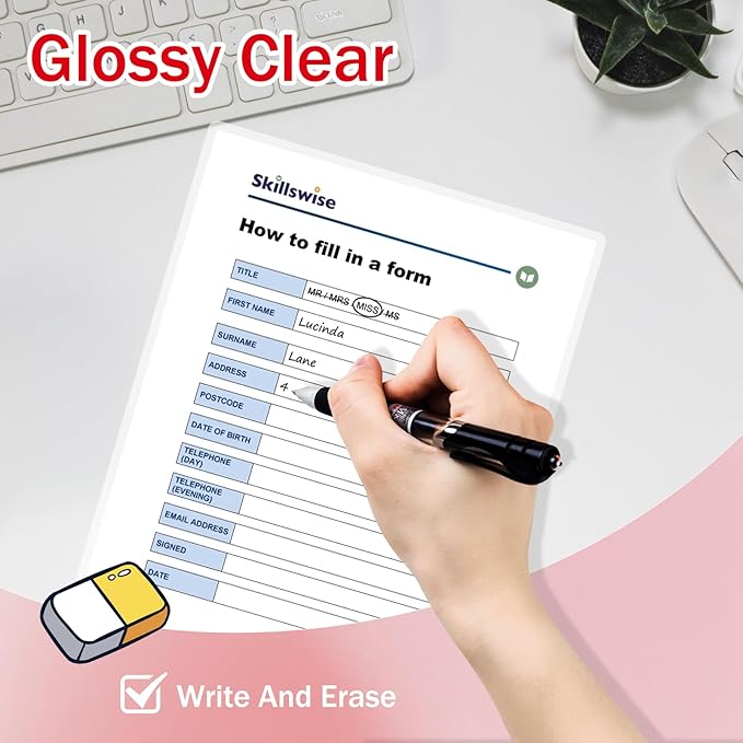 100Pack Legal Size Laminating Sheets 4 Mil Thermal Laminate Pouches for Extra Protection Clear Laminator Sheet, 9x14.5inches-DeskLoop Office