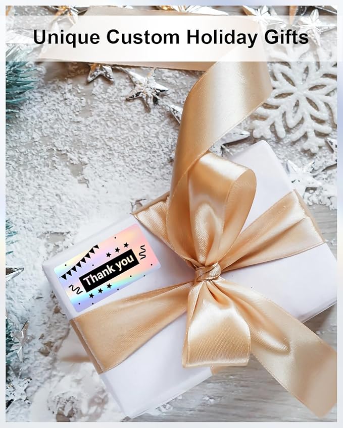 Phomemo 2.25”x1.25” Reflective Thermal Labels, Color Self-Adhesive Stickers Label, Relly Cool Thermal Printer Label for Address, Logo, Shipping, Barcodes, QR Code (500 Labels/Rolls,1 Roll-DeskLoop Office