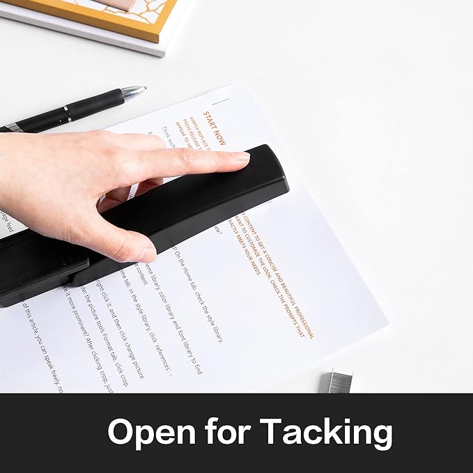 Deli Stapler, Desktop Stapler, 2 Pack, Office Stapler, 25 Sheet Capacity, Includes 2000 Staples and 2 Staple Removers, 2 Pack,Black-DeskLoop Office