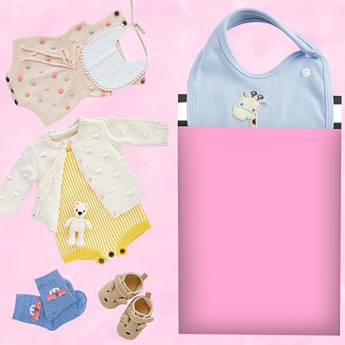 Poly Mailers 10x13 Inch 200 Pcs, Pink Shipping Bags, Mailing Envelopes with Self Seal Adhesive Strip, Waterproof and Tear-Proof Poly Bags for Non-Fragile Items-DeskLoop Office