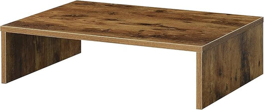 Convenience Concepts Designs2Go Small TV Riser 23.75", for TVs up to 26" - Contemporary TV or Computer Riser for Living Room, Modern Office, Den, Barnwood-DeskLoop Office