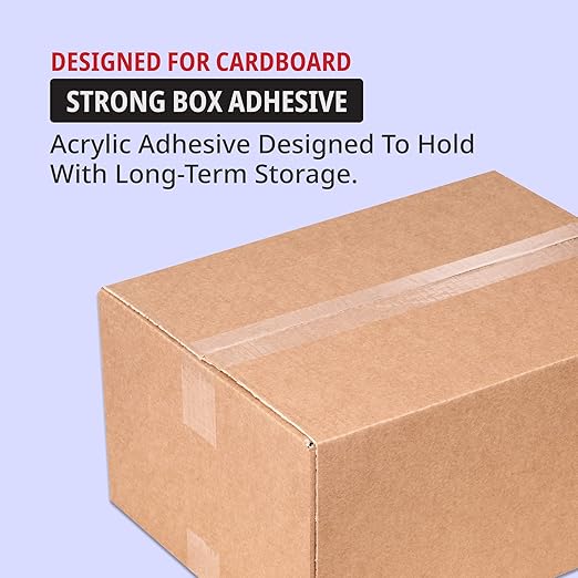 TAPE LOGIC Heavy Duty Packing Tape 3 Inch x 55 Yds, 2.0 Mil - 6 Rolls | Acrylic Clear Packaging Tape for Shipping Boxes, Moving, Home or Office Use-DeskLoop Office