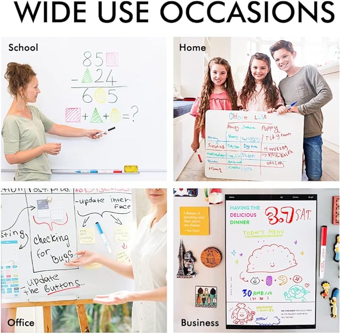 Shuttle Art Dry Erase Markers, 25 Pack 20 Colors Whiteboard Markers,Bundled with 5 Extra Black, Fine Tip Markers for Kids,Perfect for Writing on Dry-Erase Surfaces,School Office Supplies-DeskLoop Office