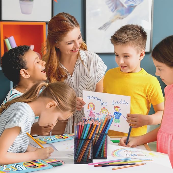 480 Count Colored Pencils Bulk, 40 Packs Colored Pencils for Kids 12 Colors, Pre-sharpened Coloring Pencils for Adults, Bulk School Supplies for Teachers, Back to School Supplies, Classroom Prizes-DeskLoop Office