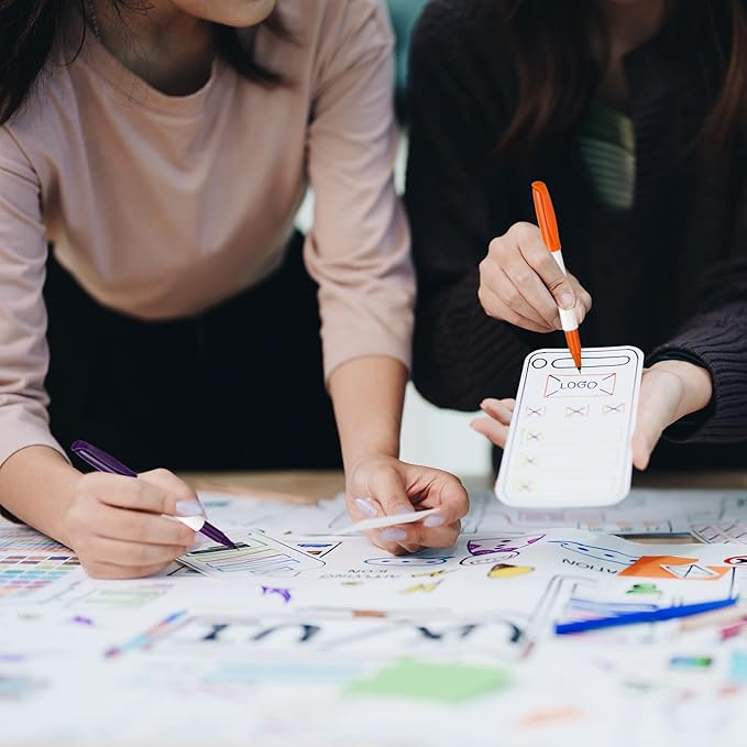 72 Pack 0.4mm Ultra Fine Point Permanent Marker Bulk, Fine Tip Permanent Markers Set, Quick Dry, Waterproof, Durable, Works on Paper, Glass, Ceramic, Plastic, Wood, Rock, Metal (12 Colors)-DeskLoop Office