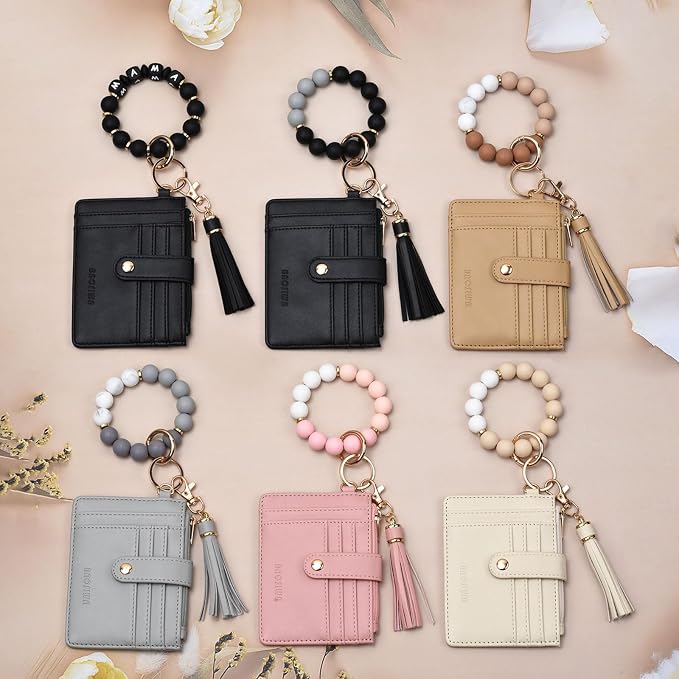 BAOSIWA Silicone Bracelet Keychain Wallet - Image 7
