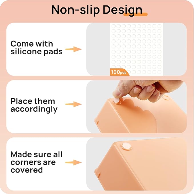 Vtopmart 25 PCS Plastic Drawer Organizers Set, 4-Size Versatile Bathroom and Vanity Drawer Organizer Trays, Storage Bins for Makeup, Bedroom, Kitchen Gadgets Utensils and Office-DeskLoop Office