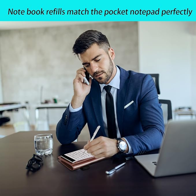 10 Pack Pocket Mini Notepads Refills, Memo Pad, 3×5Inch Lined Writing Pads - Image 7