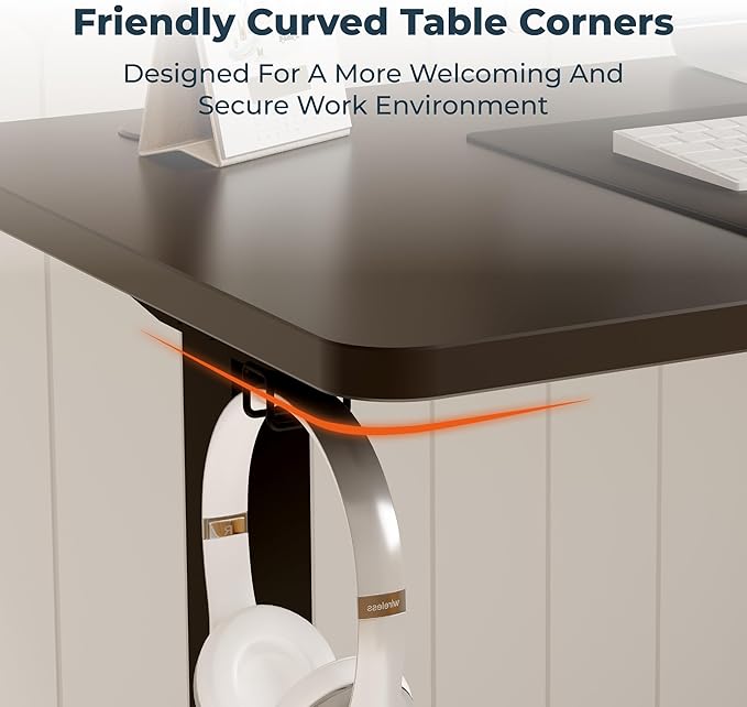 Adjustable Stand Up Desk, Large 71x31 Inches Height Adjustable Standing Desk with Cable Management, Home Office Computer Desk with Memory Preset & Charging USB Port & Sedentary Reminder-DeskLoop Office