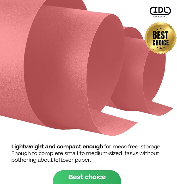 Pink Kraft Paper Roll 12" x 1200" - Image 7