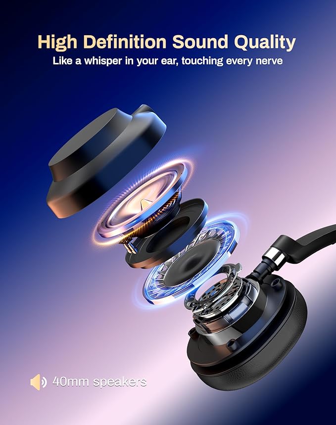 USB Headset with Microphone for PC-Wired Noise Reduction Office Headset work for Laptop/Mac,Computer Headphones with Volume Control & Mic Mute,Compatible with Zoom/Skype/MS/Teams/Call Centers-DeskLoop Office