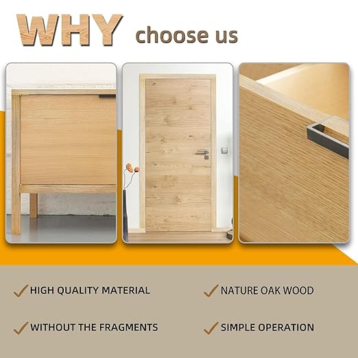 GSCIT Club Oak Edge Banding, 5/8 inch x 250ft roll of Veneer Plywood Edge Banding Preglued Flexible, Wood Tape Banding for Cabinet Repair-DeskLoop Office