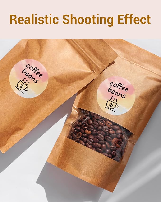 750 Pcs Phomemo 2" Color Round Thermal Label, Self-Adhesive Round Sticker Labels, Circular Direct Thermal Printer Circle Label for Logo Design, Name/Price Tag, Thanks Card, QR Code, 750 Labels/Roll-DeskLoop Office