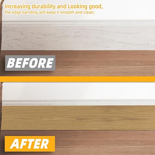 GSCIT Club Wood Grain Repair Tape, 2.4 inch X 50ft Self Adhesive Oak Grain Repair Patch for Tables, Chairs, Baseboards, Doors, Windows, Floors, Handicraft DIY.-DeskLoop Office