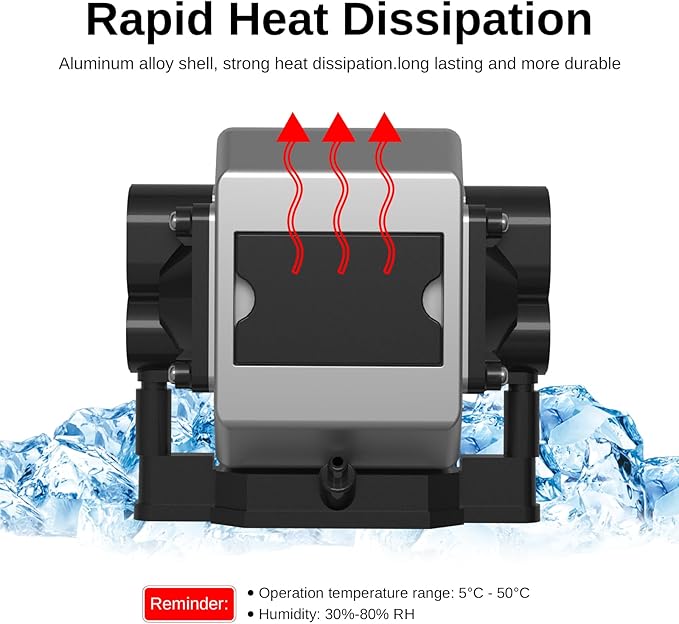 LASER TREE Air Assist for Laser Cutter and Engraver, Adjustable Max 26 L/Min Airflow Air Assist Pump, Reduce Burn Marks, Protect Laser Module Lens, Smooth Edge Clean Cuts, Remove Smoke and Dust-DeskLoop Office