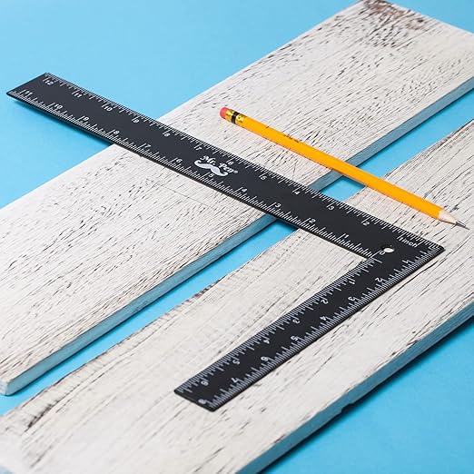 Mr. Pen- Carpenter Square, Framing Square, 8 inch x 12 inch , Carpenters Square , Right Angle Ruler, Framing Tools, L Shape Ruler, Metal Square, Steel Square-DeskLoop Office