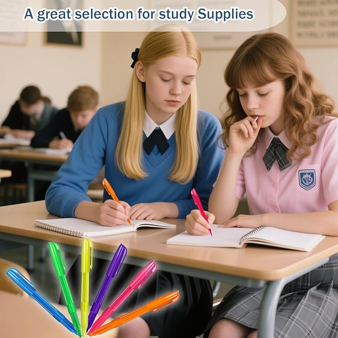 180 Pcs Highlighter Bulk Chisel Tip Multicolor Fluorescent Markers for School Office Classroom Supplies-DeskLoop Office