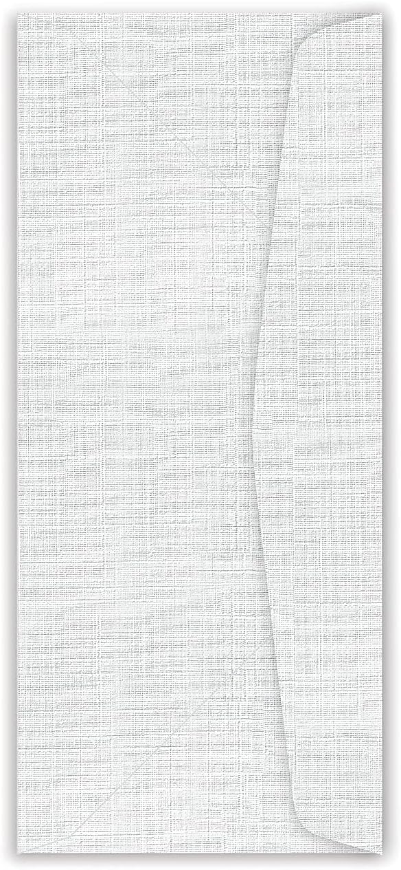 Southworth J55410 25% Cotton #10 Envelope White 24 lbs. Linen 250/Box FSC - Image 3
