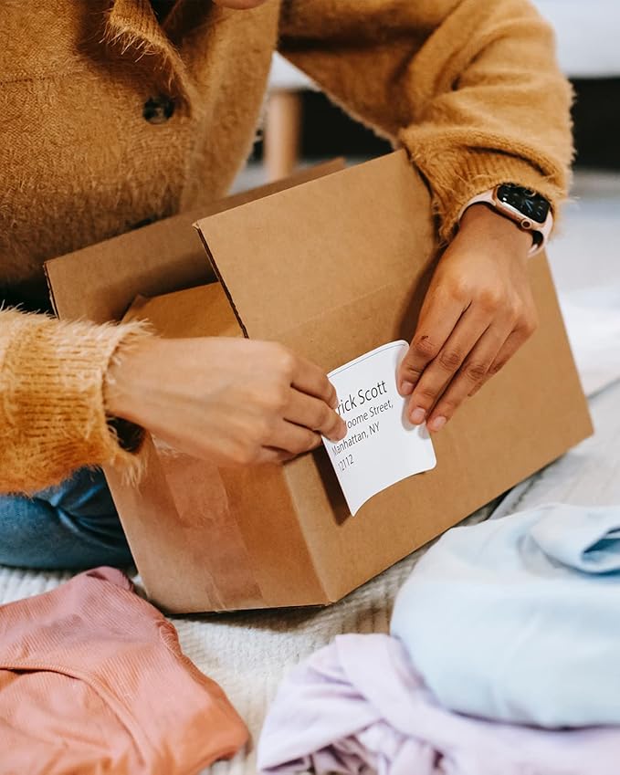 Phomemo M220 Label Maker, Bluetooth Thermal Label Printer for Barcode, Address, Labeling, Mailing, File Folder Label, 3 Inch Label Maker Machine Support Smartphone, Tablet&PC, with 3 Rolls of Labels-DeskLoop Office