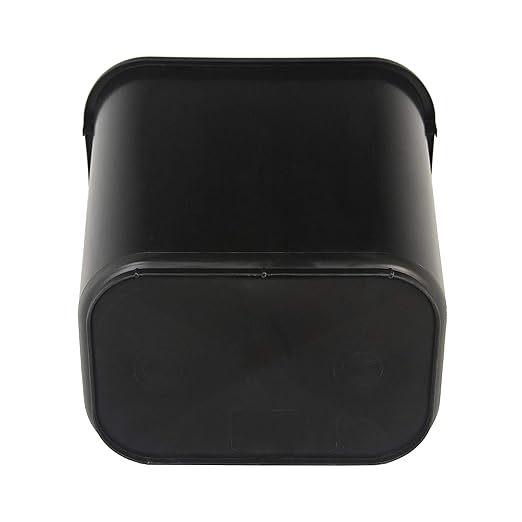 Amazon Basics Trash Can, Rectangular Commercial Office Wastebasket, 10 Gallon (Pack Of 1), Black (Previously AmazonCommercial brand)-DeskLoop Office