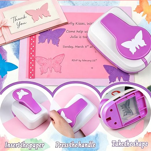 Paper Punch 1.8 Inch Butterfly Hole Punch - Image 7